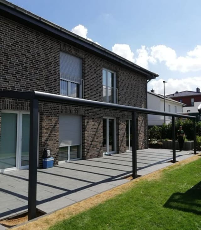 Aluminium overkapping
